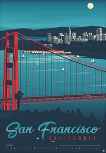 Travel the World Posterkalender 2026
