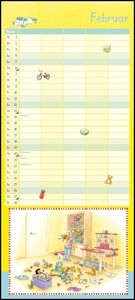 Conni Familienkalender 2023 – Wandkalender – Familienplaner mit 5 Spalten – Format 22 x 49,5 cm