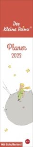 Der Kleine Prinz Langplaner 2023. Streifenkalender mit Motiven aus dem Kinderbuch-Klassiker. Langer Wandplaner mit viel Platz für Eintragungen und Schulferien