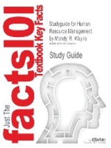 Cram101 Textbook Reviews: Studyguide for Human Resource Mana