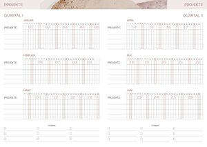 Buchkalender Create & Plan Abstract 2024