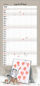 Jacob Familienplaner für Katzenliebhaber 2026