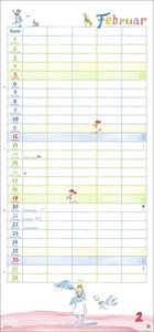 Helme Heine Familienplaner 2023. Familienkalender mit 5 Spalten. Liebevoll illustrierter Familien-Wandkalender mit Schulferien und Stundenplänen.