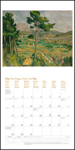Paul Cézanne 2023 - Wand-Kalender - Broschüren-Kalender - 30x30 - 30x60 geöffnet - Kunst-Kalender