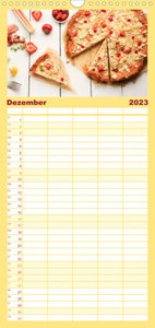 Familienplaner Köstlicher Rhabarber (Wandkalender 2023 , 21 cm x 45 cm, hoch)