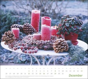times&more Blumen Bildkalender 2024. Posterkalender mit 12 Fotos wunderschöner Blumensträuße. Dekorativer Wan-Kalender mit Blumenfotos. 30 x 27 cm.