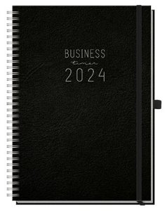 Business-Timer Maxi A4 2024 [Schwarz]