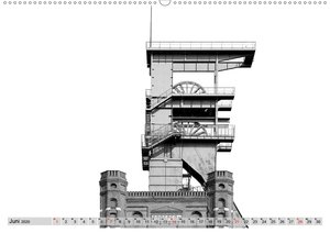 Fördergerüste - Landmarken einer Epoche(Premium, hochwertiger DIN A2 Wandkalender 2020, Kunstdruck in Hochglanz)