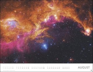 Das Universum Posterkalender 2023. Großer Fotokalender mit Spiralgalaxien und Nachbarplaneten. Wandkalender 2023 Großformat mit Fotos des Hubble-Weltraumteleskops.