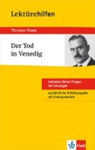 Klett Lektürehilfen Thomas Mann, Der Tod in Venedig
