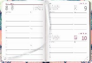 Mini-Buchkalender Style Oriental 2023 - Taschen-Kalender A6 - Elefant - Day By Day - 352 Seiten - Notiz-Buch - Alpha Edition