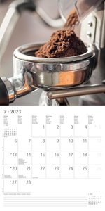 Kaffeegenuss 2023 - Broschürenkalender 30x30 cm (30x60 geöffnet) - Kalender mit Platz für Notizen - Bildkalender - Wandplaner - Küchenkalender