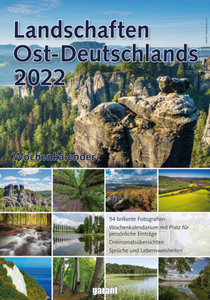 Wochenkalender Landschaften Ostdeutschlands 2022