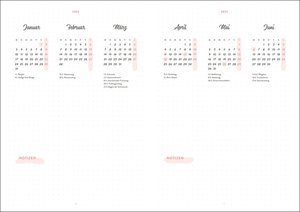 Blätter Bullet Journal A5 Kalender 2022