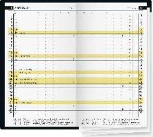 rido/idé 7045424903 Monatskalender Taschenkalender 2023 Modell Miniplaner d 15  2 Seiten = 1 Monat  Blattgröße 8,7 x 15,3 cm  Kunstleder-Einband Prestige  schwarz