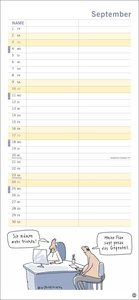 Peter Butschkow: Du & ich Planer für zwei 2023. Wandkalender 2023 zum Eintragen mit den bekannten Comics aus dem Pärchenalltag. Kalender für 2 mit viel Platz für Termine.