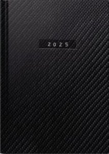 Buchkalender Modell futura 2 (2025) Carbon