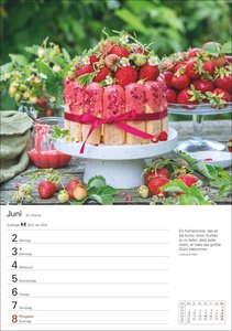 Küchenkalender Wochenplaner 2025 - 53 Blatt mit Zitaten und Rezepten