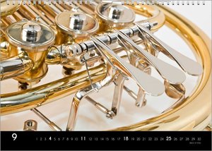 Bach, P: Musikinstrumente, ein Musik-Kalender 2022, DIN A3
