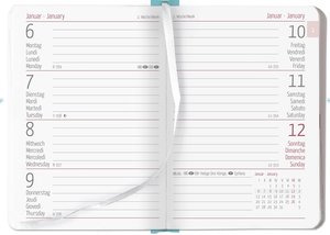Alpha Edition - Ladytimer Mini Blowballs 2025 Taschenkalender, 8x11,5cm, Kalender mit 144 Seiten, Kalender mit einem Info- und Adressteil im handlichen Miniformat, Wochenübersicht auf 2 Seiten