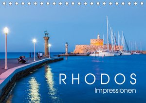 RHODOS Impressionen (Tischkalender 2021 DIN A5 quer)