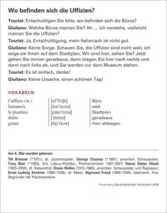 Italienisch Sprachkalender 2026