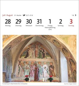 Südtirol Sehnsuchtskalender 2025 - Wochenkalender mit 53 Postkarten