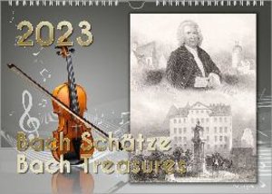 Komponisten-Kalender, Bach-Kalender, Musik-Kalender 2023, DIN A3