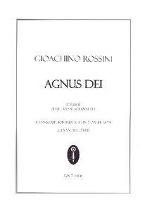 Agnus Dei: für Alt und Orgel