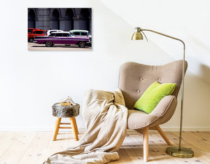 Premium Textil-Leinwand 75 cm x 50 cm quer Ein Motiv aus dem Kalender \"Auto-Legenden -  Chevrolet IMPALA\"