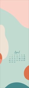 Pastel Art Lesezeichen & Kalender 2025
