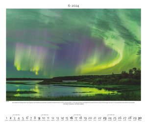 Polarlicht 2024 - Bild-Kalender - Poster-Kalender - 60x50