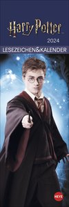 Harry Potter Lesezeichen & Kalender 2024. Als kleine Aufmerksamkeit zu Weihnachten für echte Fans: Zuerst Kalender, dann Lesezeichen.