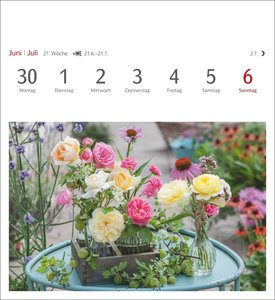 Blumenpracht Postkartenkalender 2025 - Wochenkalender mit 53 Postkarten