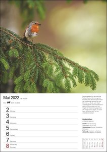 Heimische Tiere Kalender 2022