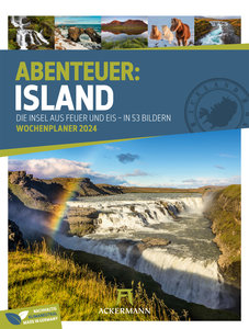Island - Die Insel aus Feuer und Eis - Wochenplaner Kalender 2024