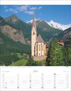 Österreich Kalender 2026