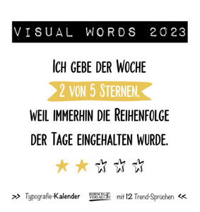 Visual Words Colour 2023