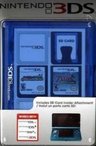 Nintendo 3DS - Game Card Cases Blau (24 Spiele)