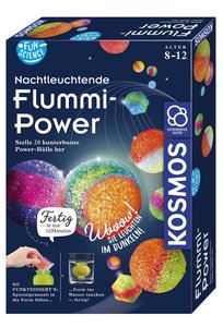 KOSMOS 654108 - Fun Science, Nachtleuchtende Flummi-Power, Bälle herstellen, Experimentier Set