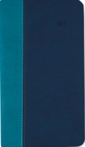 Taschenkalender Premium Water türkis-blau 2023 - Büro-Kalender 9x15,6 cm - 1 Woche 2 Seiten - 128 Seiten - mit weichem Tucson-Einband - Alpha Edition