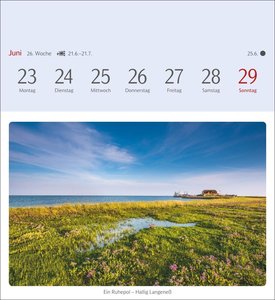Das Glück liegt in Deutschland Postkartenkalender 2025 - Wochenkalender mit 53 Postkarten, 53 besondere Orte entdecken