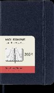 Moleskine 12 Monate Tageskalender 2024, Pocket/A6, Saphir