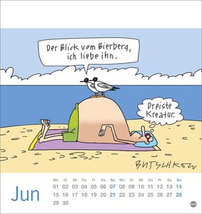 Peter Butschkow: Bier her Postkartenkalender 2026