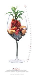 Weinaromen 2025 - Wandkalender - Weinsorten und wonach sie schmecken Hoch-Format 22 x 49,5 cm