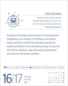 Krebs Sternzeichenkalender 2026