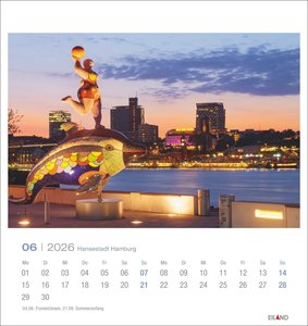 Hansestadt Hamburg Postkartenkalender 2026