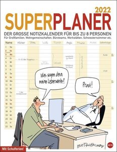 Butschkow: Superplaner Kalender 2022