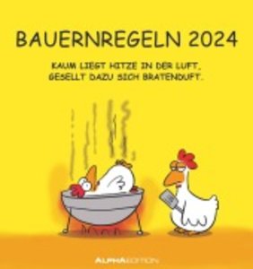 Bauernregeln 2024 - Postkarten-Kalender - Kalender-mit-Postkarten - zum-raustrennen - 16x17
