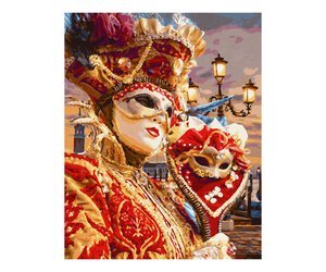 Schipper 609130869 - Malen nach Zahlen, Karneval in Venedig, 40 x 50 cm